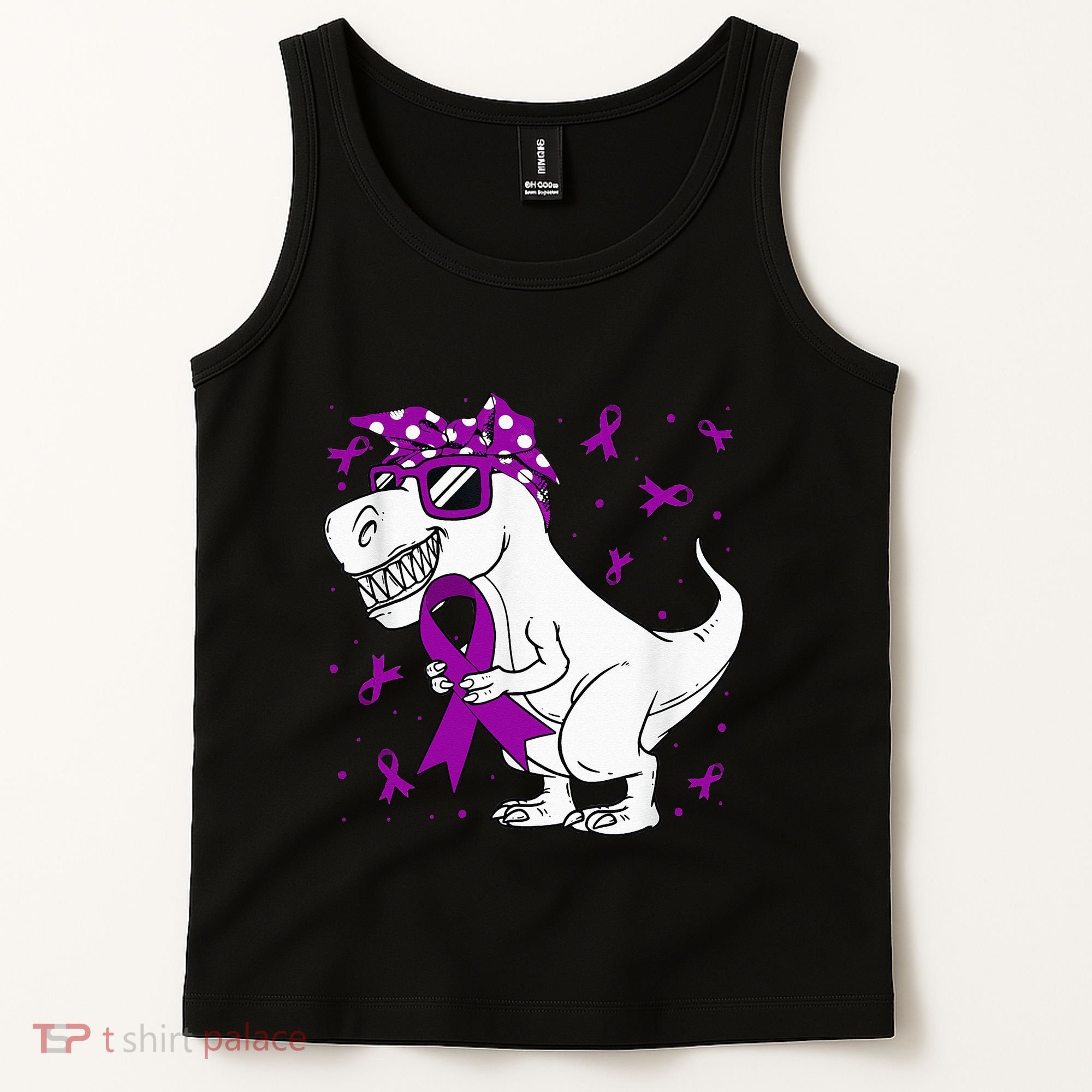 Domestic Violence Awareness Purple Ribbon Tank Top