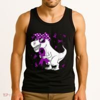 Domestic Violence Awareness Purple Ribbon Tank Top thumb 3
