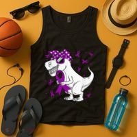 Domestic Violence Awareness Purple Ribbon Tank Top thumb 4
