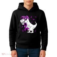 Domestic Violence Awareness Purple Ribbon Kids Hoodie thumb 4