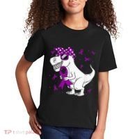 Domestic Violence Awareness Purple Ribbon Kids T-Shirt thumb 2
