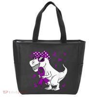 Domestic Violence Awareness Purple Ribbon Tote Bag thumb 0