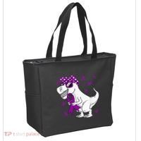 Domestic Violence Awareness Purple Ribbon Tote Bag thumb 2