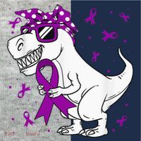 Domestic Violence Awareness Purple Ribbon Kids Colorblock Raglan Jersey thumb 2