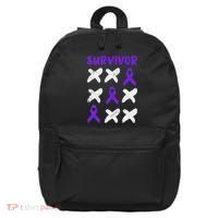 Domestic Violence Awareness Survivor 16 in Basic Backpack thumb 0