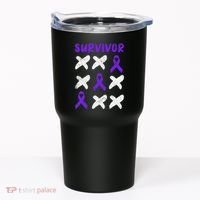 Domestic Violence Awareness Survivor Tumbler thumb 0