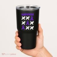 Domestic Violence Awareness Survivor Tumbler thumb 2