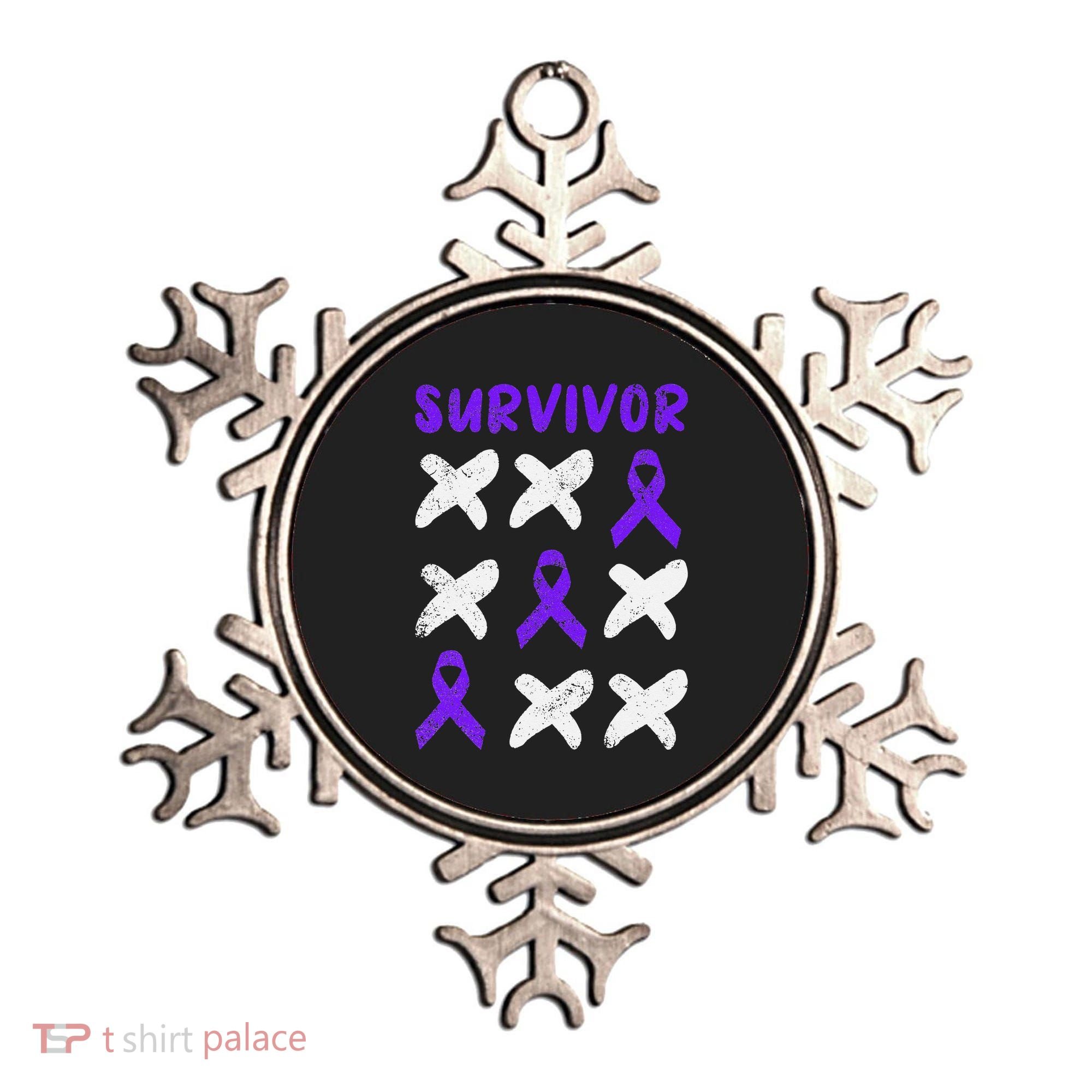 Domestic Violence Awareness Survivor Ornament