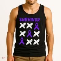 Domestic Violence Awareness Survivor Tank Top thumb 3