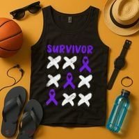 Domestic Violence Awareness Survivor Tank Top thumb 4