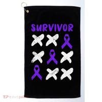 Domestic Violence Awareness Survivor Golf Towel thumb 0