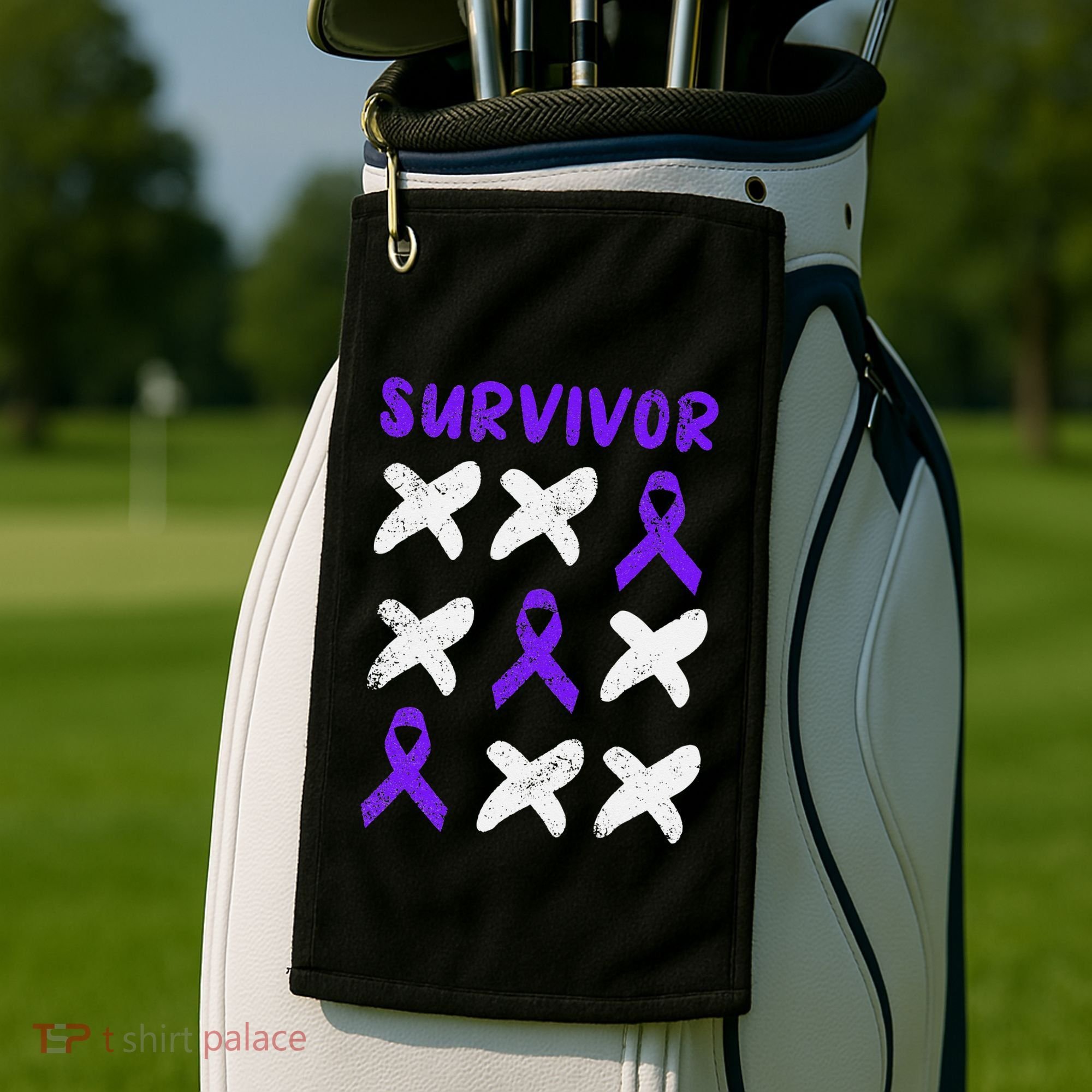 Domestic Violence Awareness Survivor Golf Towel