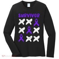 Domestic Violence Awareness Survivor Women's Long Sleeve Shirt thumb 0