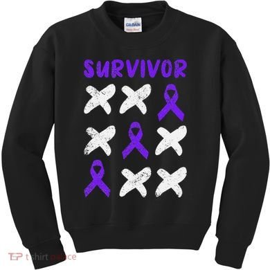 Domestic Violence Awareness Survivor Kids Sweatshirt