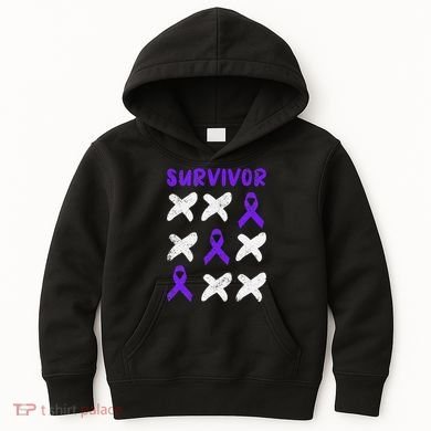 Domestic Violence Awareness Survivor Kids Hoodie