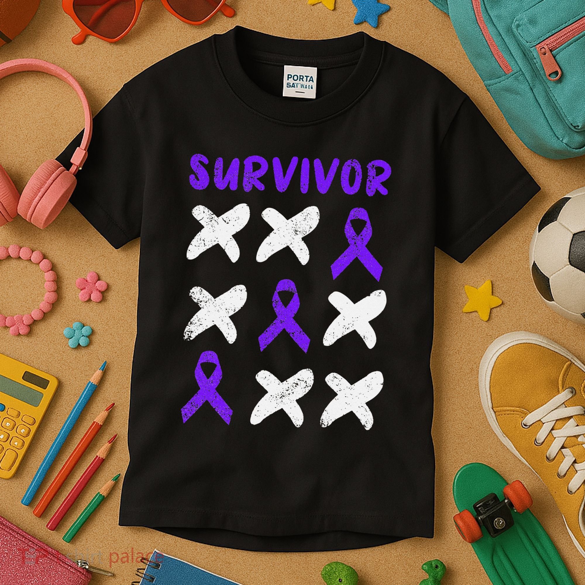 Domestic Violence Awareness Survivor Kids T-Shirt