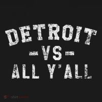 Detroit Vs All Yall For YAll Funny Detroit Mousepad thumb 1