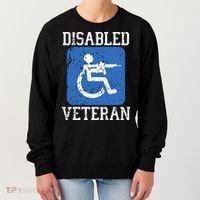 Disabled Veteran Armed Forces Military Soldier Army Usa Women's Sweatshirt thumb 0