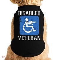 Disabled Veteran Armed Forces Military Soldier Army Usa Doggie Tank thumb 0