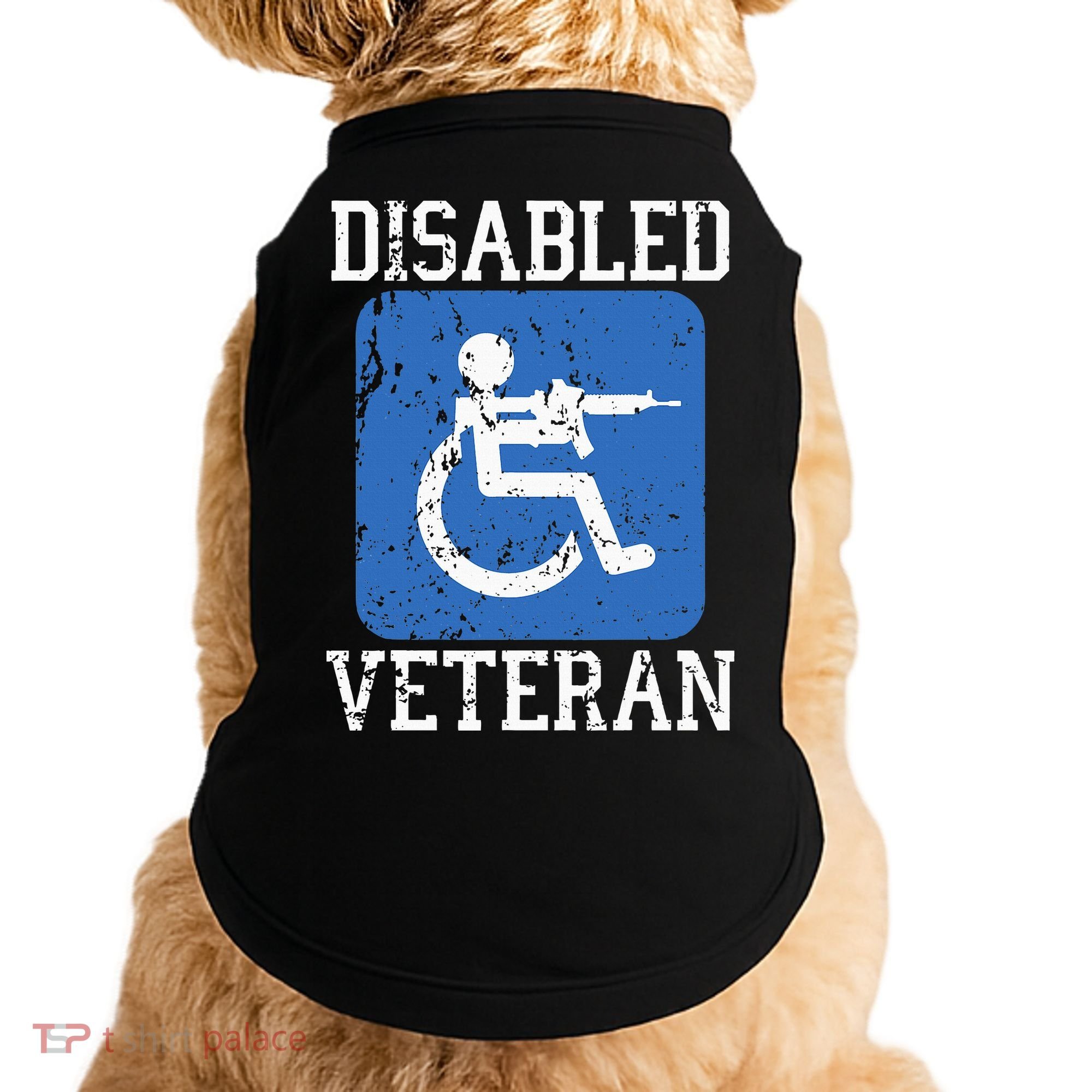 Disabled Veteran Armed Forces Military Soldier Army Usa Doggie Tank
