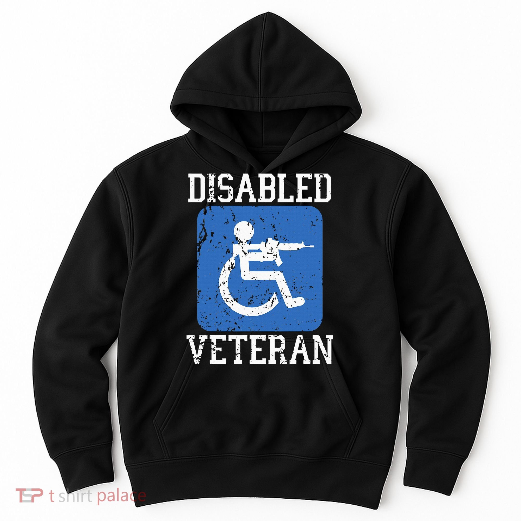 Disabled Veteran Armed Forces Military Soldier Army Usa Hoodie