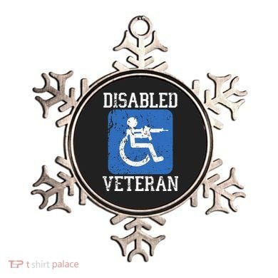Disabled Veteran Armed Forces Military Soldier Army Usa Ornament
