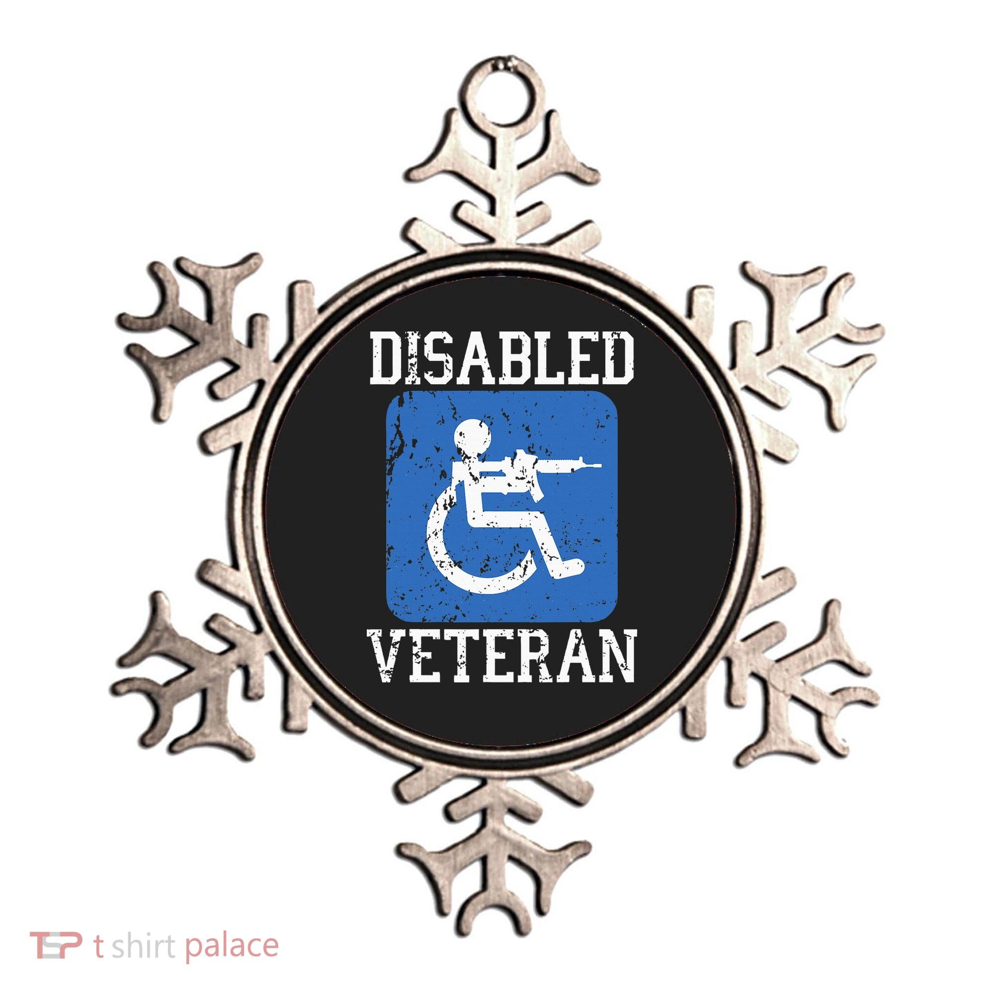 Disabled Veteran Armed Forces Military Soldier Army Usa Ornament