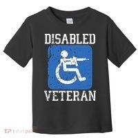 Disabled Veteran Armed Forces Military Soldier Army Usa Toddler T-Shirt thumb 0