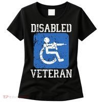 Disabled Veteran Armed Forces Military Soldier Army Usa Women's T-Shirt thumb 0