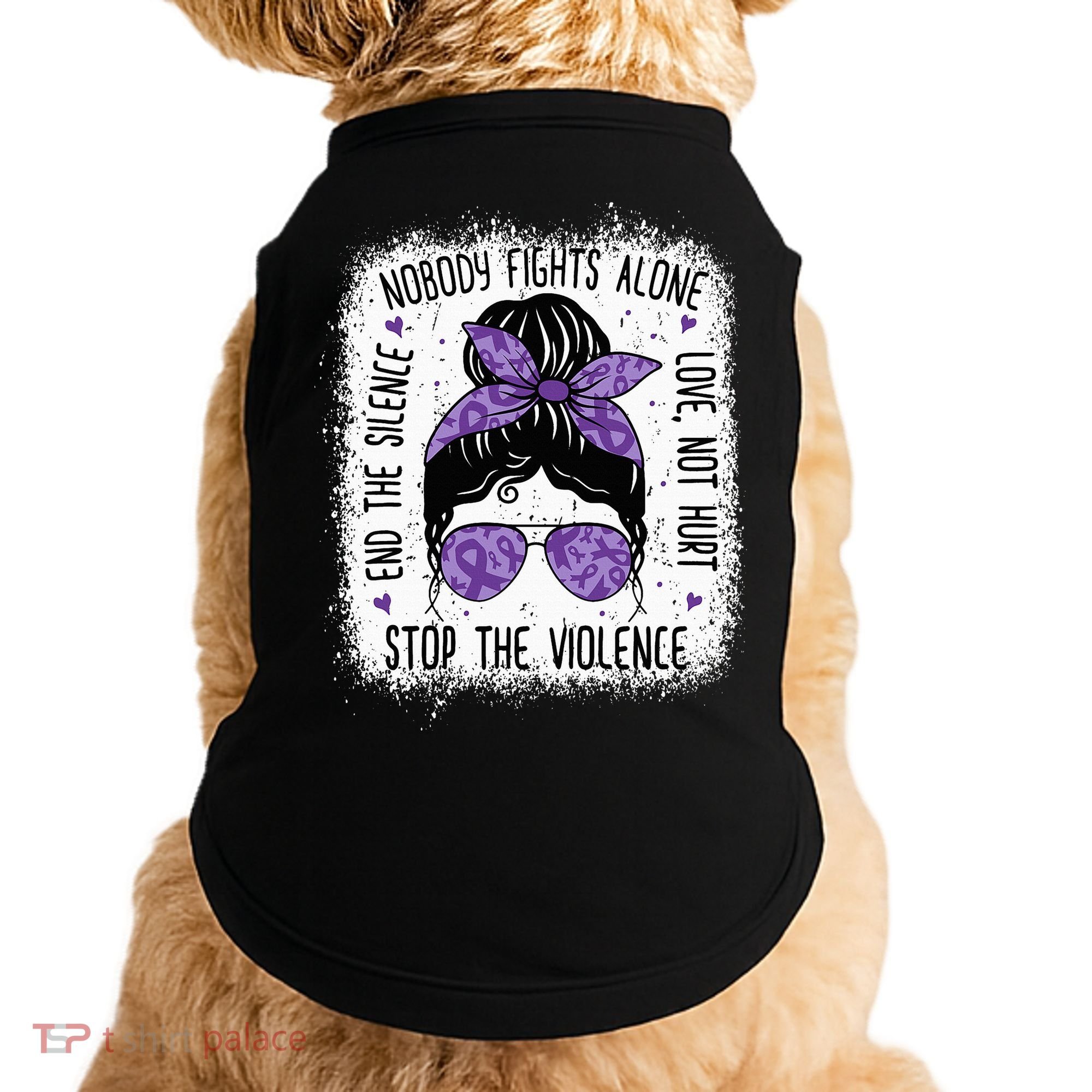 Domestic Violence Awareness Stop End Domestic Violence Doggie Tank