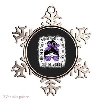 Domestic Violence Awareness Stop End Domestic Violence Ornament