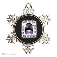 Domestic Violence Awareness Stop End Domestic Violence Ornament thumb 0