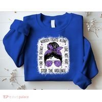 Domestic Violence Awareness Stop End Domestic Violence Sweatshirt thumb 2