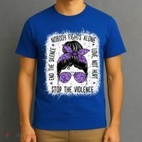 Domestic Violence Awareness Stop End Domestic Violence T-Shirt thumb 3