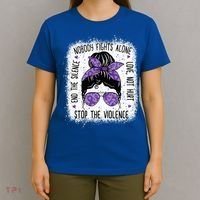 Domestic Violence Awareness Stop End Domestic Violence T-Shirt thumb 4