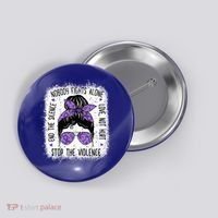 Domestic Violence Awareness Stop End Domestic Violence Button thumb 0