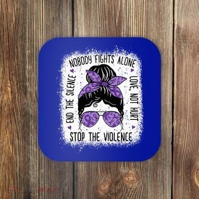 Domestic Violence Awareness Stop End Domestic Violence Coaster