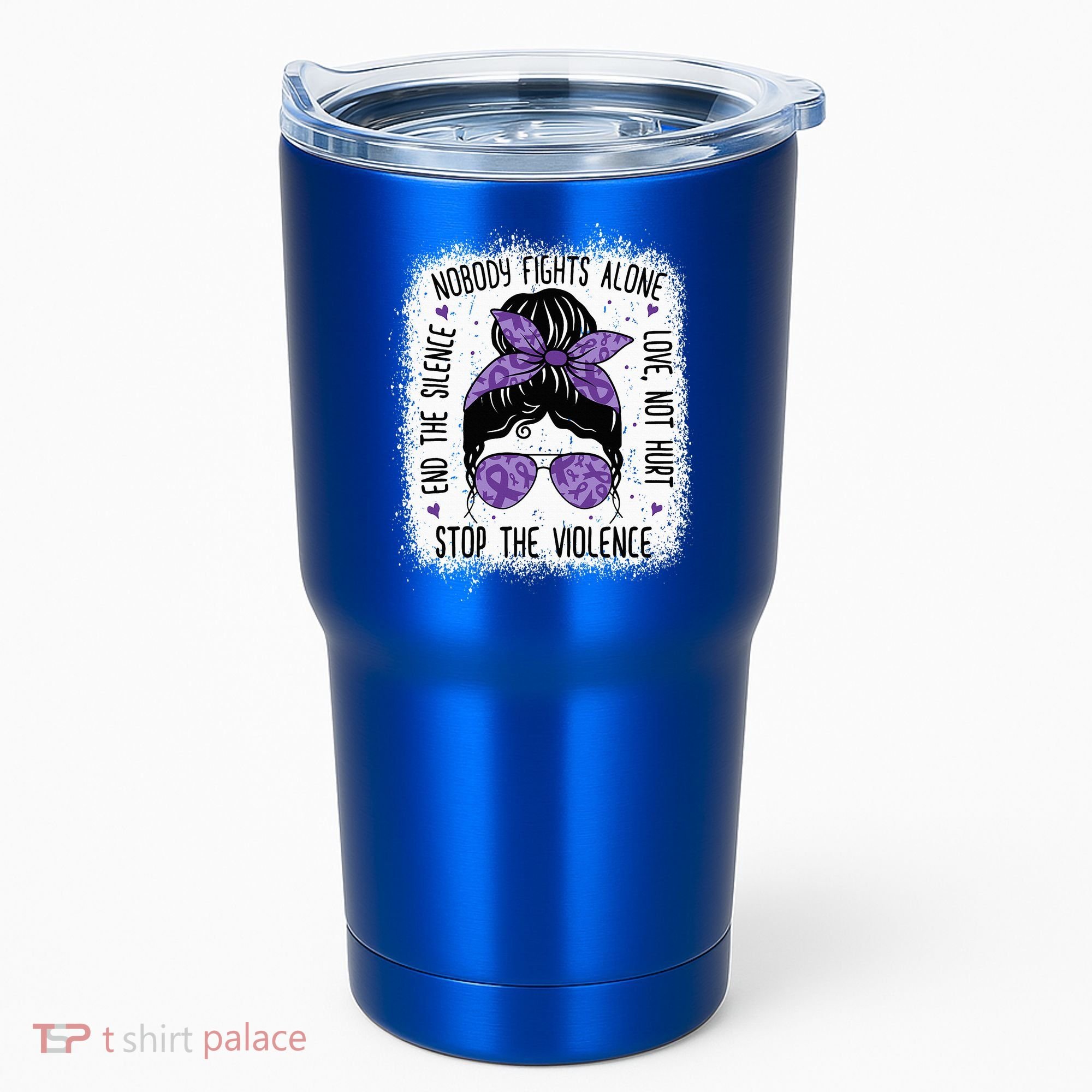 Domestic Violence Awareness Stop End Domestic Violence Tumbler