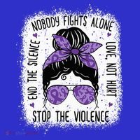 Domestic Violence Awareness Stop End Domestic Violence Mousepad thumb 1