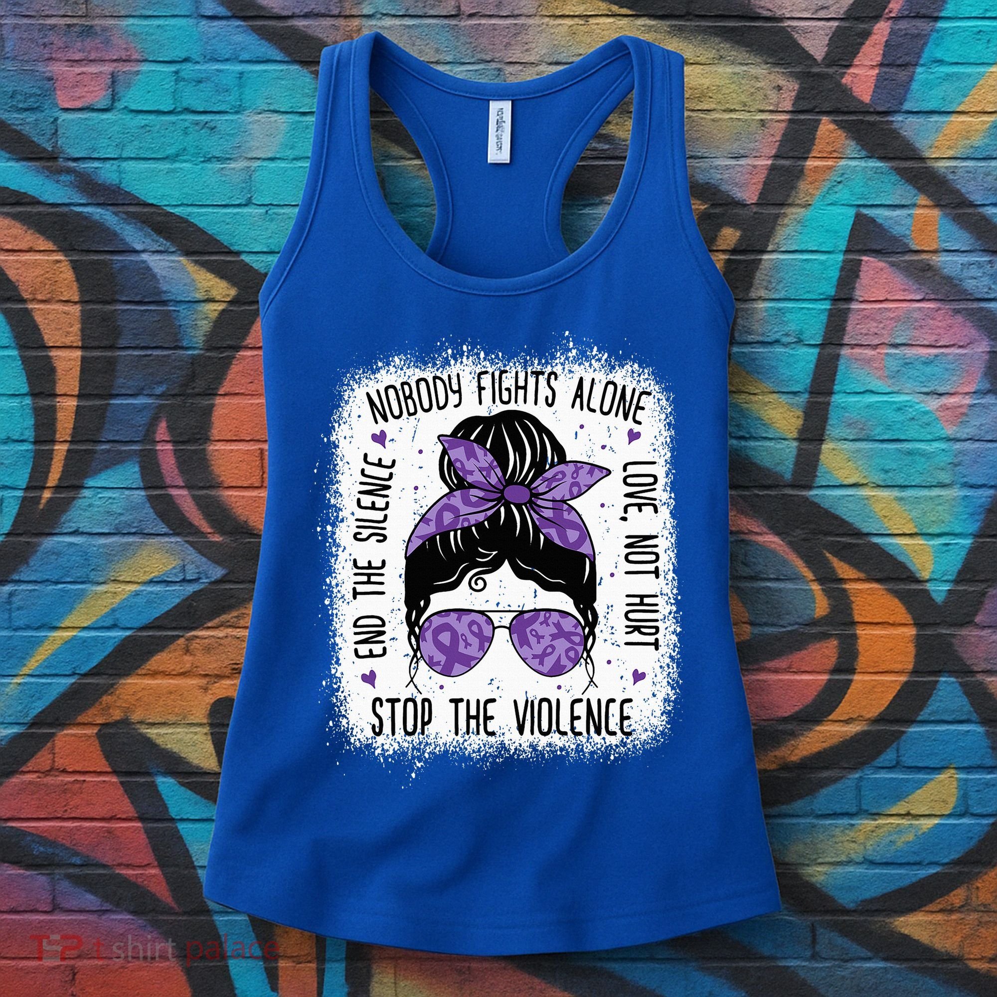 Domestic Violence Awareness Stop End Domestic Violence Women's Tank Top