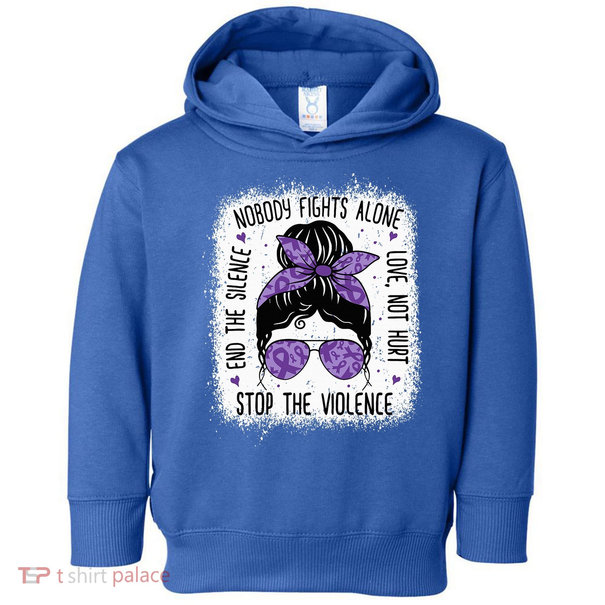 Domestic Violence Awareness Stop End Domestic Violence Toddler Hoodie