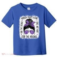 Domestic Violence Awareness Stop End Domestic Violence Toddler T-Shirt thumb 0