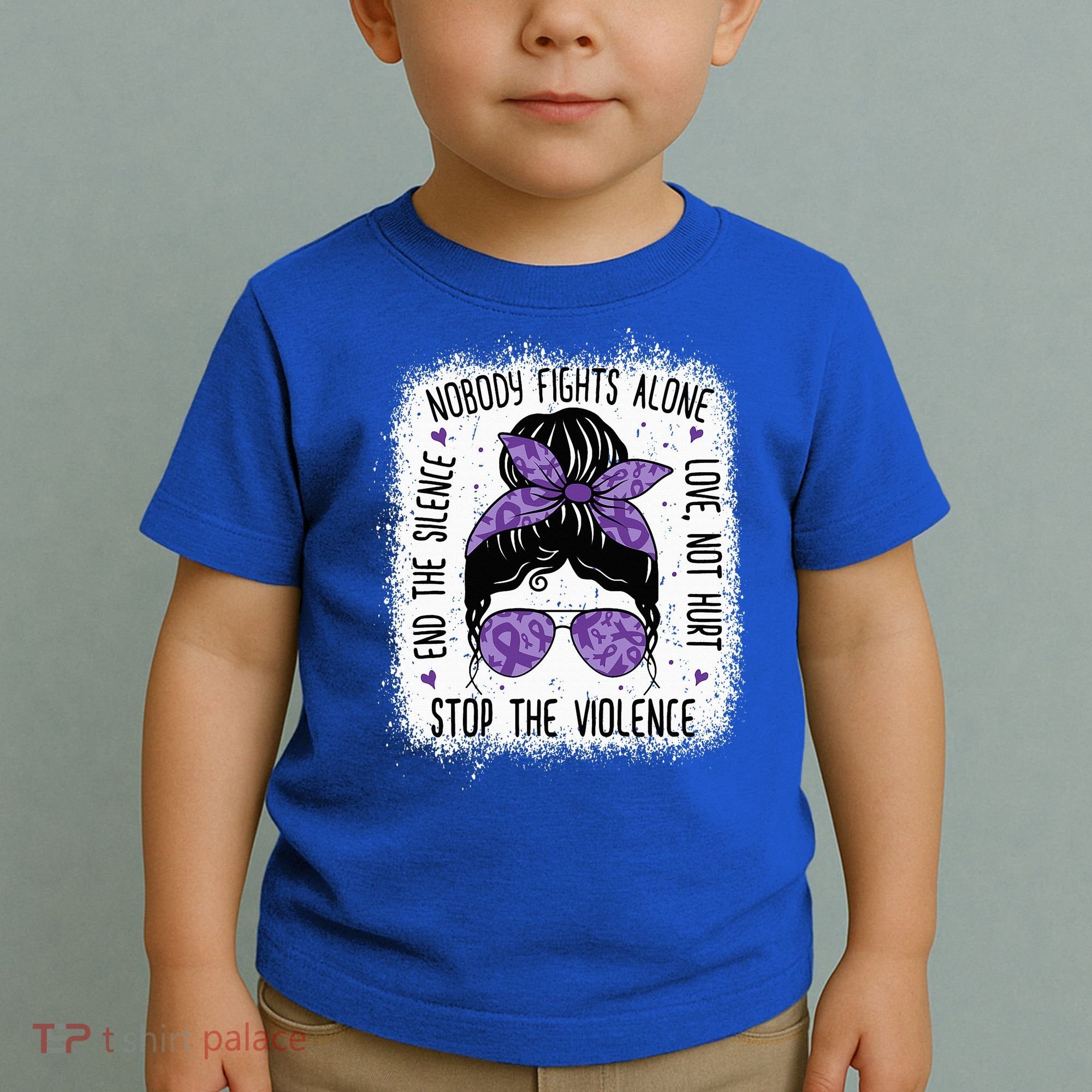 Domestic Violence Awareness Stop End Domestic Violence Toddler T-Shirt