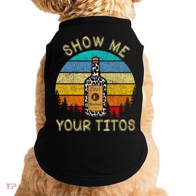 Drinking Vodka Alcohol Lover Show Me Your Doggie Tank