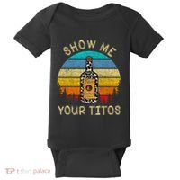 Drinking Vodka Alcohol Lover Show Me Your Baby Bodysuit thumb 0