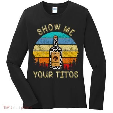 Drinking Vodka Alcohol Lover Show Me Your Women's Long Sleeve Shirt
