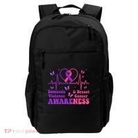 Domestic Violence & Breast Cancer Awareness Month Warrior Backpack thumb 0