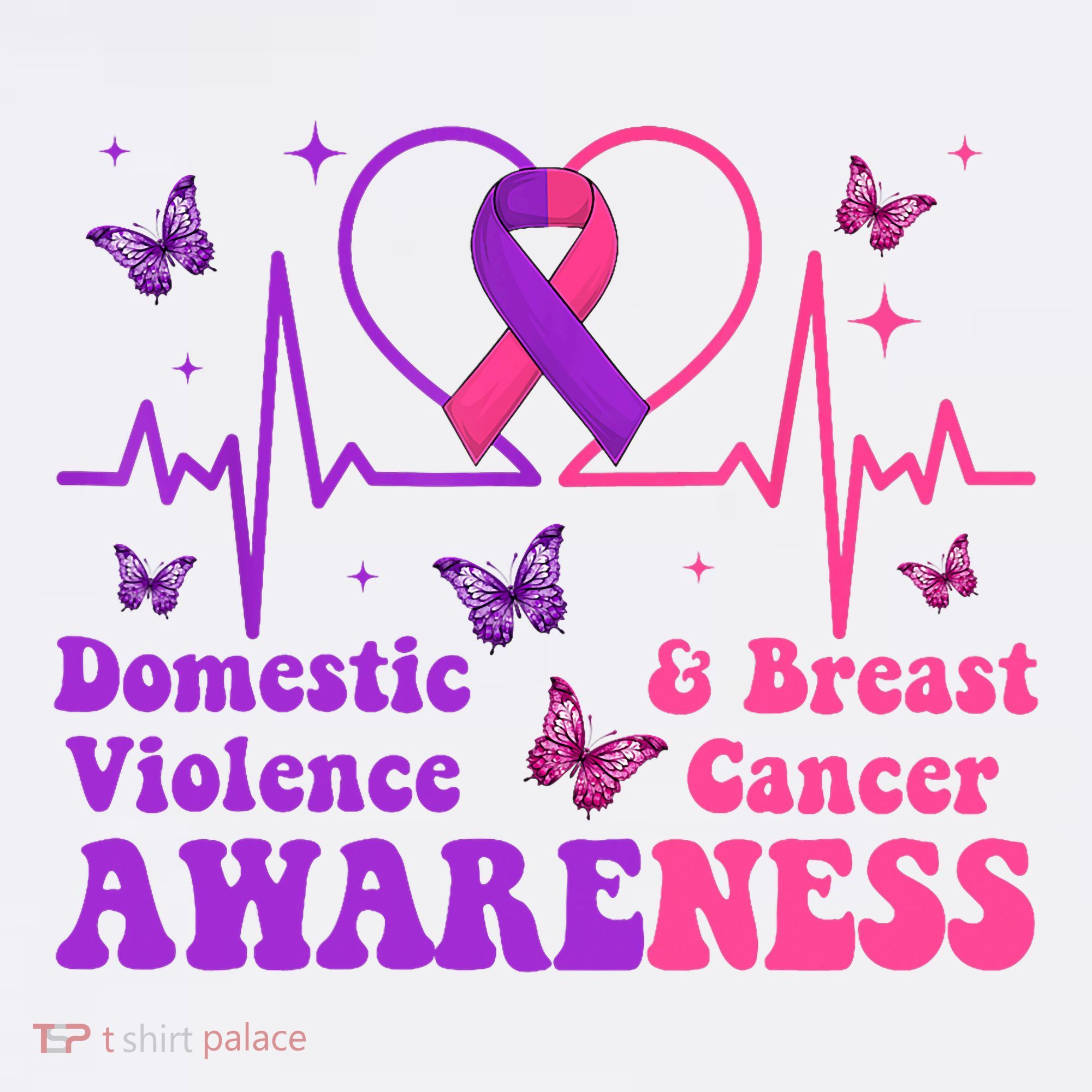 Domestic Violence & Breast Cancer Awareness Month Warrior Women's Hoodie