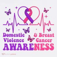 Domestic Violence & Breast Cancer Awareness Month Warrior Toddler T-Shirt thumb 4