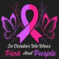 Domestic Violence Breast Cancer Awareness Month Ribbon Women's Sweatshirt thumb 2